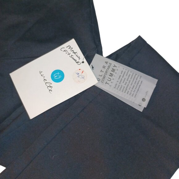 NEW! M Svelte Tummy Control Pants - Black (4626 - Picture 2 of 7